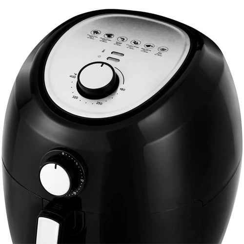 5.8Qt Air Fryer, 1700W XL Air Fryer with Dual Knob Control, Temperature Control, 6 Preset Cooking Modes, Recipe Book - AF10C