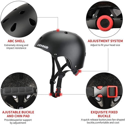 CELOID Kids Bike Helmet, Small 18
