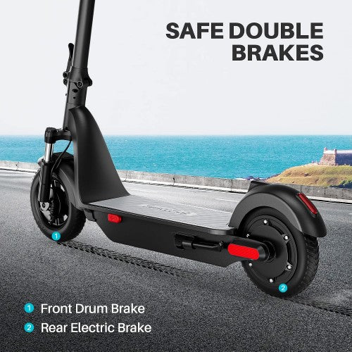 SmooSat MAX Electric Scooter, 500W Folding E-Scooter with Smart APP, 10