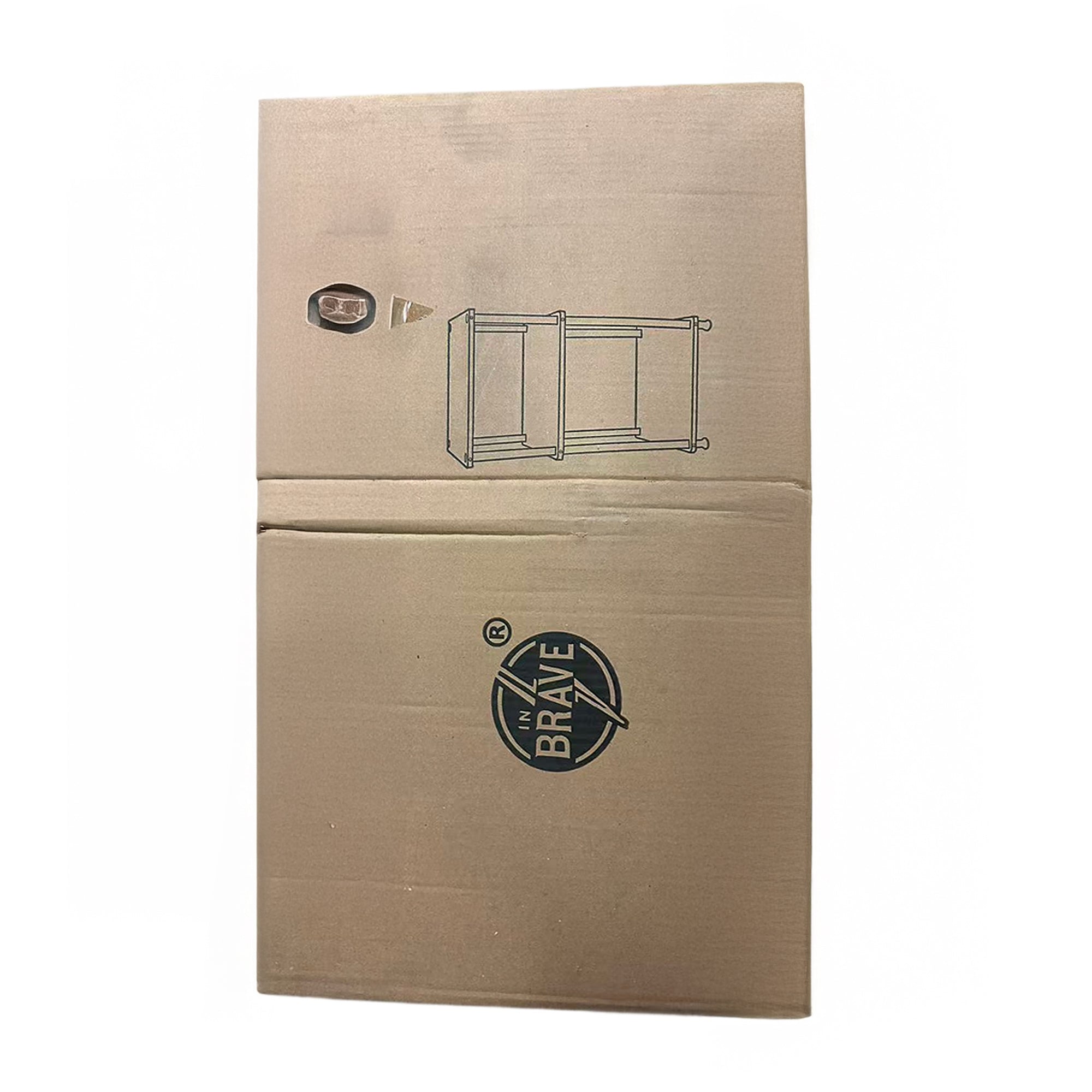 3-Tier End Table with Storage Industrial Side Table with Open Shelves, Rustic Wood & Black Metal Frame Small Bedside Nightstand Space-Saving Accent Table for Living Room, Bedroom, Office