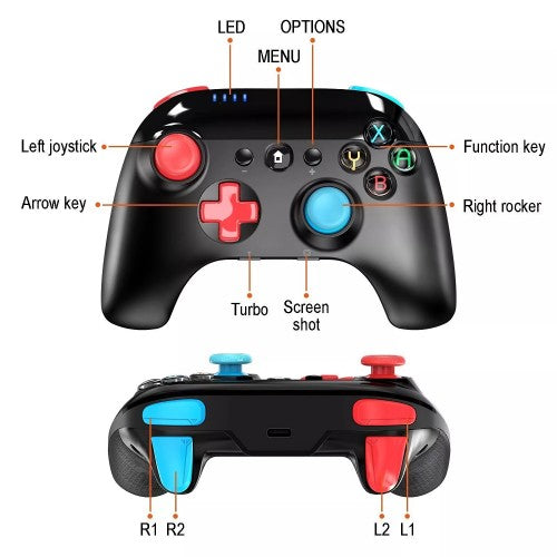 BEEXCELLENT Wireless Pro Gaming Controller, Switch Controller Gamepad Compatible with Nintendo Switch/Lite, PC, Android