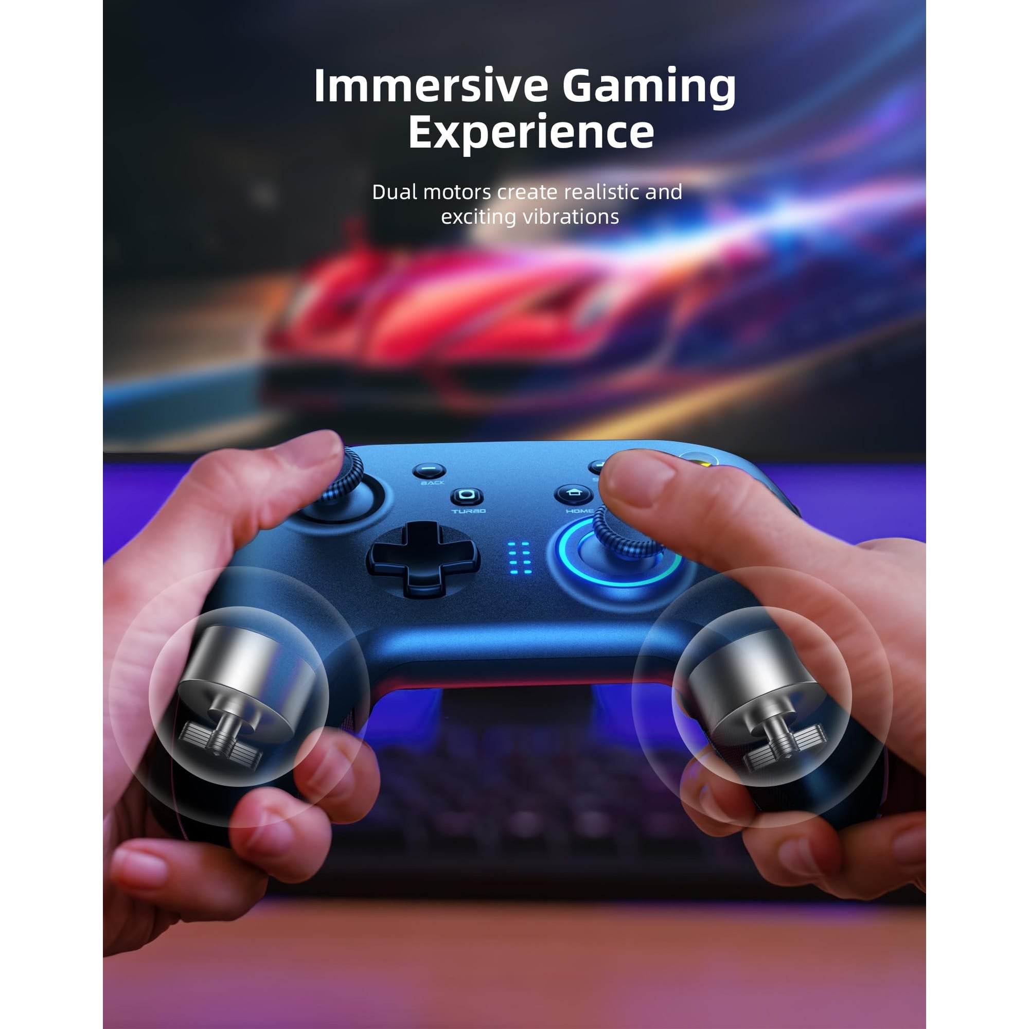Wireless Gaming Controller for Switch, PC, Android & PS3, 2.4G USB Rec ...
