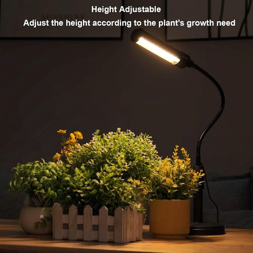 LED Grow Light, 50 LEDs Warm Grow Light with Adjustable Gooseneck for Indoor Plants, Desk