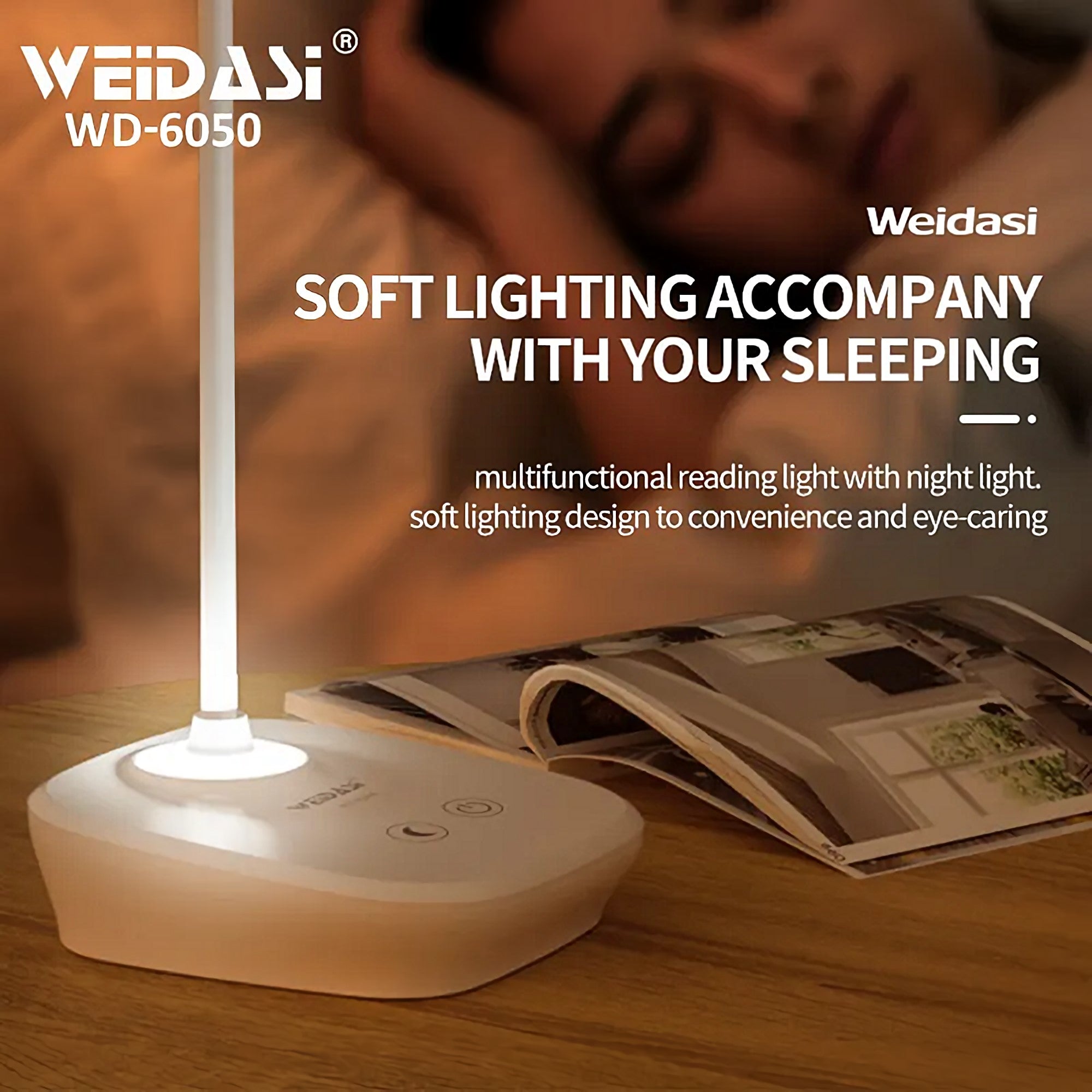 LED Lamp-reading light third gear dimming eye-caring lamp for reading specially table reading lamp