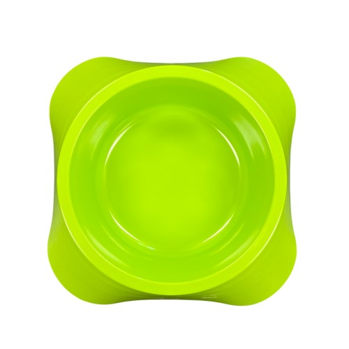 15oz Dog Bowl, Large Capacity Pet Feeding Bowl, Non-Slip, Heat-Resistant for Medium Dogs & Cats (Green)