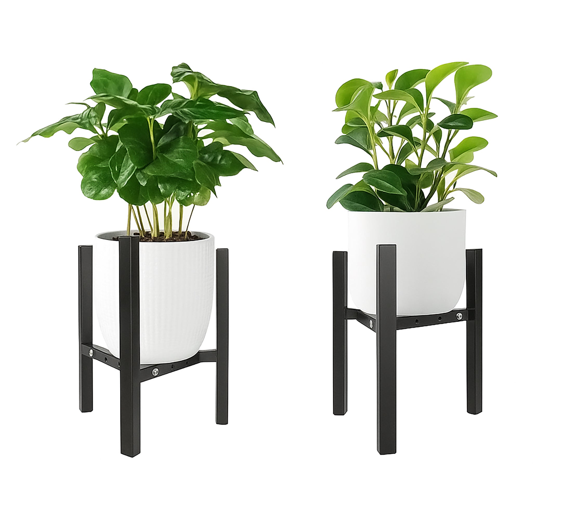 2-Pack Adjustable Metal Plant Stand Fits 8