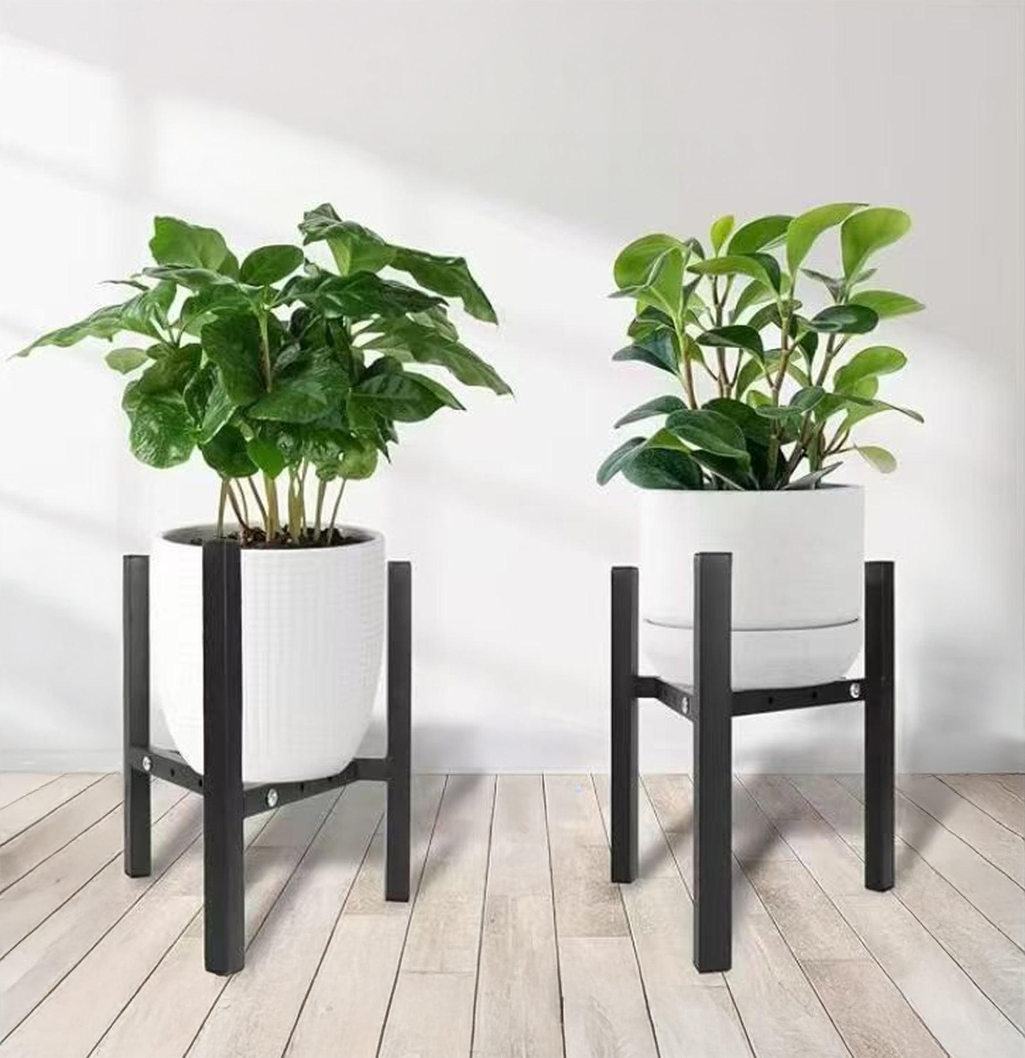 2-Pack Adjustable Metal Plant Stand Fits 8
