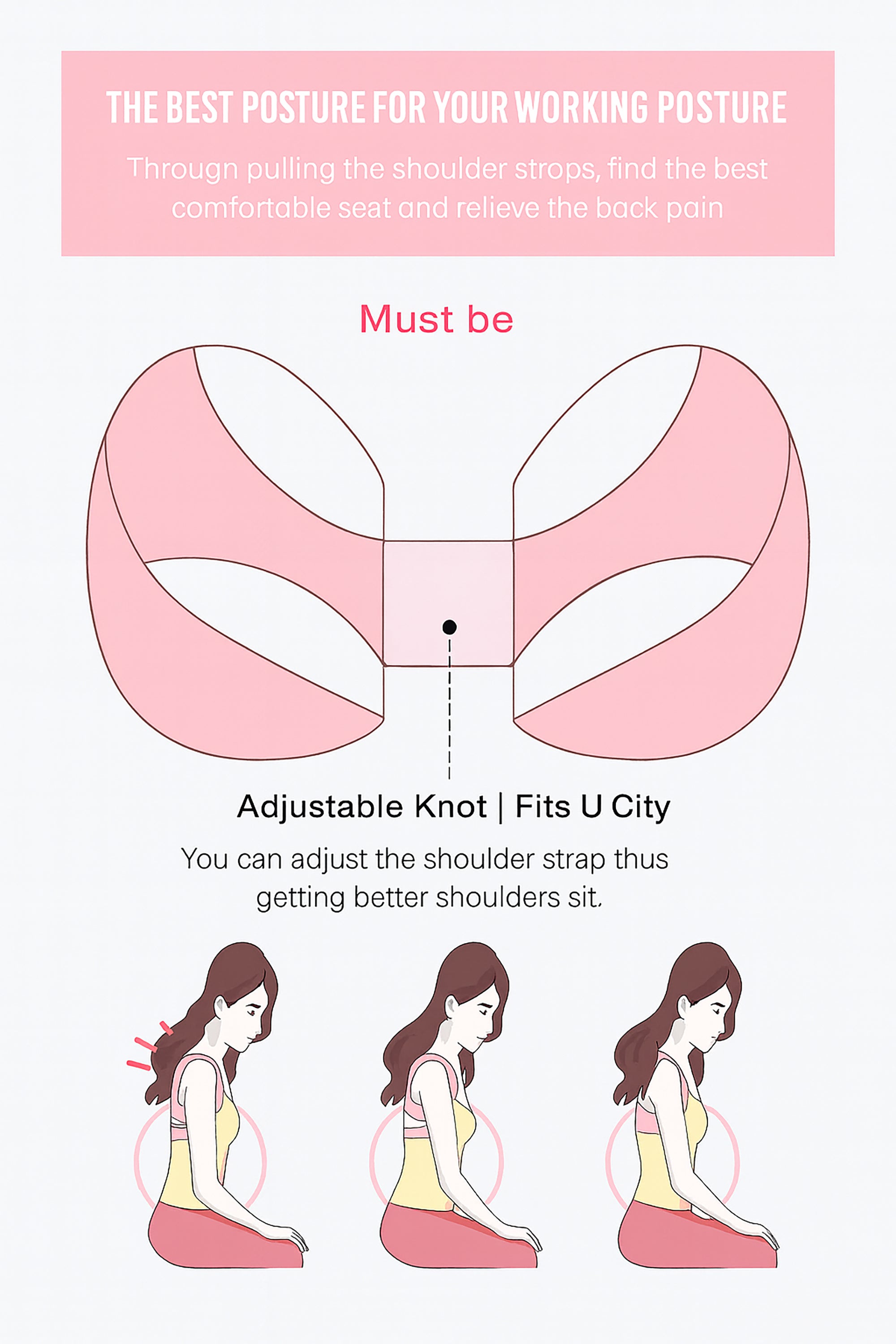 Ergonomic Pregnancy Pillow with Adjustable Velcro Strap, Full Body Support for Belly, Back & Waist – Breathable, Machine Washable Maternity Cushion for Sleeping, Reading & Relaxation