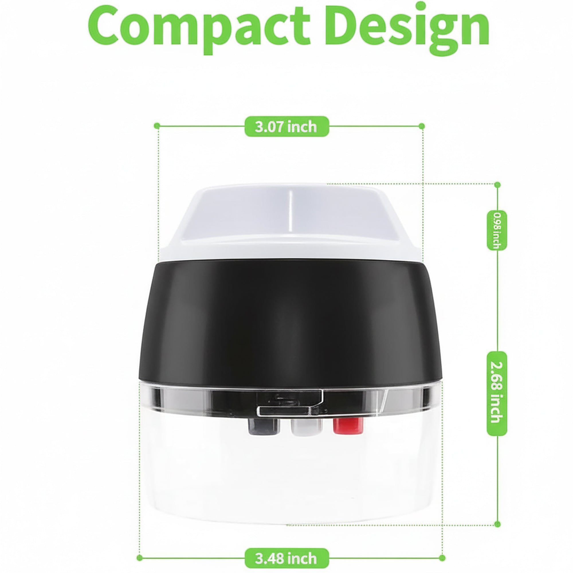 4-in-1 Vegetable Spiralizer Slicer, Handheld Veggie Noodle Maker with Stainless Steel Blades, Compact Zucchini Spaghetti Cutter for Healthy Eating – Black