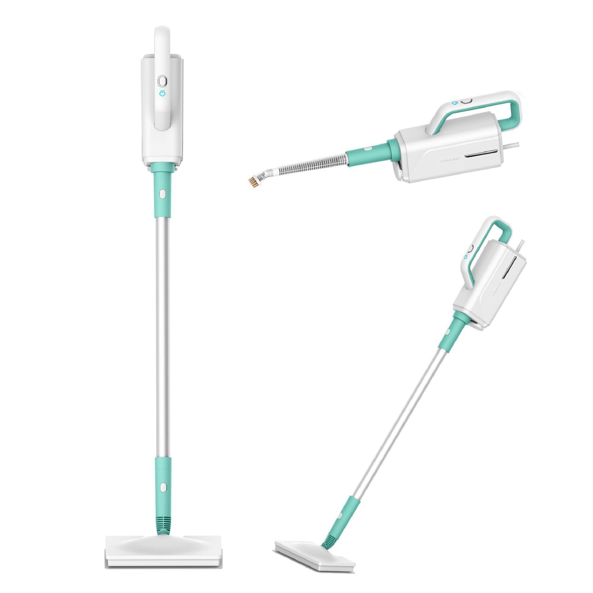 Multifunctional Steam Cleaner, 1300W High Temperature Steam Mop with 360ml Tank for Home, Floor, Window, Carpet, Kitchen Cleaning - QJ206