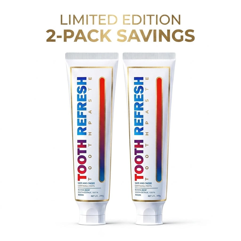 Tooth Refresh Toothpaste 2-Pack Fresh Breath, Gentle Daily Cleaning, H ...