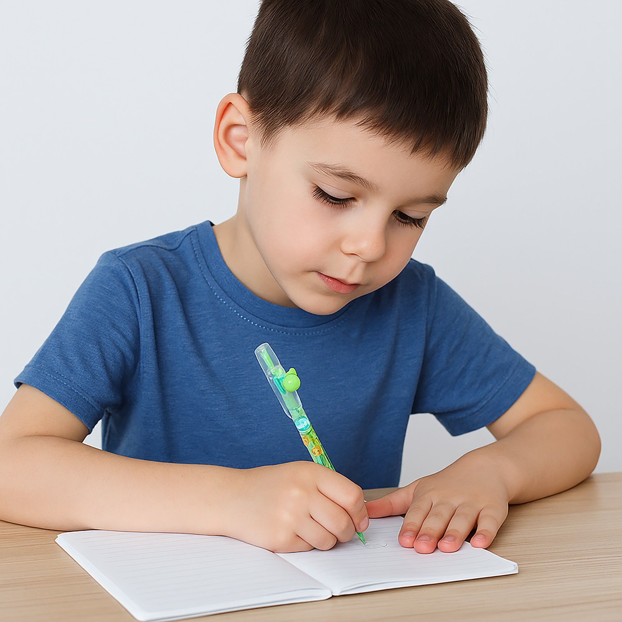 50PCS Push-Type Mechanical Pencils for Kids, Cute Cartoon Design with Animal Topper, 0.7mm Refillable Lead, Colorful Writing & Drawing Pencils for School, Office, Party Favors