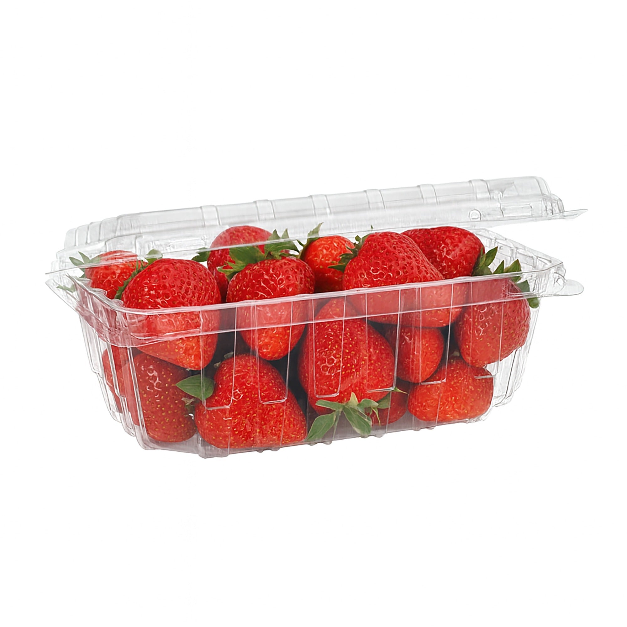 18 oz Clear Vented Clamshell Food Containers with Hinged Lid – 324 Pack Disposable PET Plastic Take-Out Containers for Sandwiches, Fruits, Salads & Pastries Stackable & Recyclable