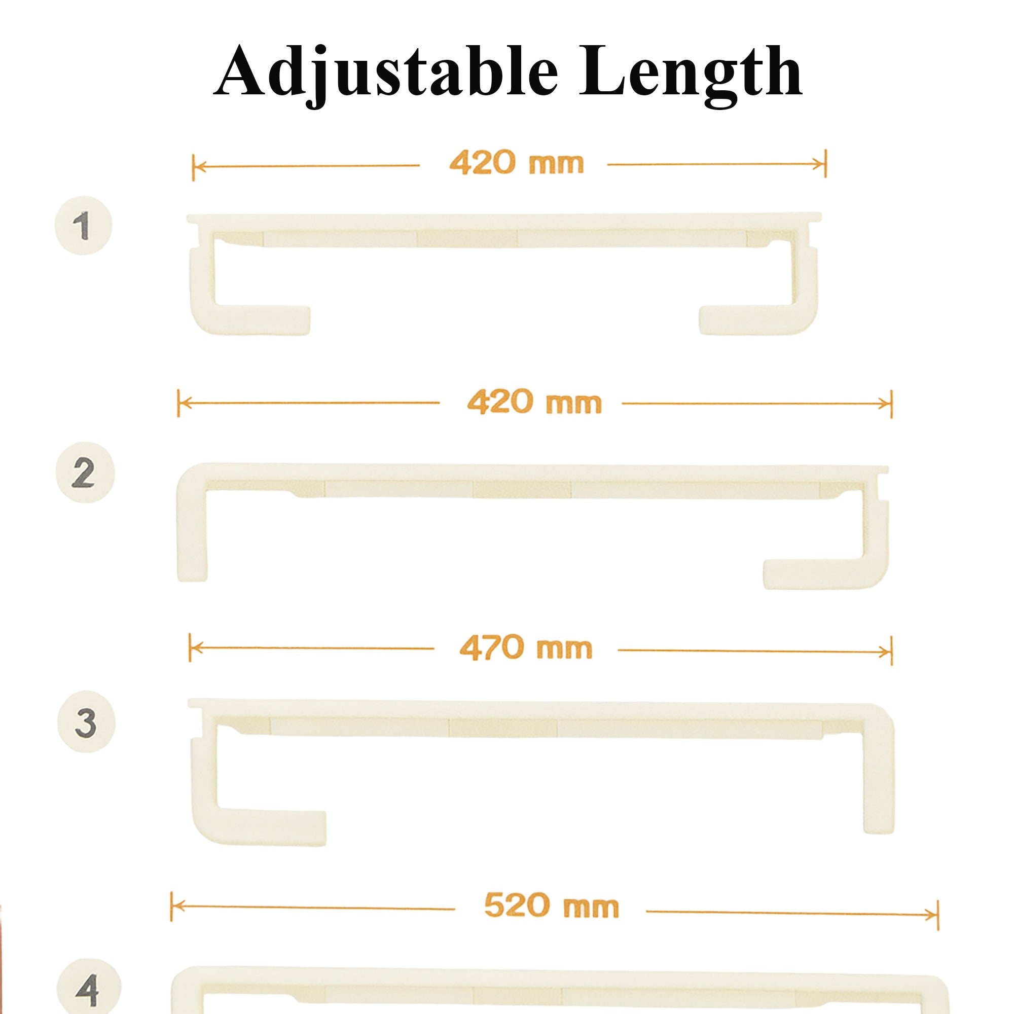 Foldable Monitor Stand with Storage Drawers & Phone Holder, Adjustable Length Computer Riser for Laptop, PC, iMac, Desk Organizer, Space-Saving Desktop Shelf(Beige)