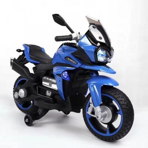NEL R800 Kids Ride On Electric Motorbike w/ Training Safety Wheel - Toytexx