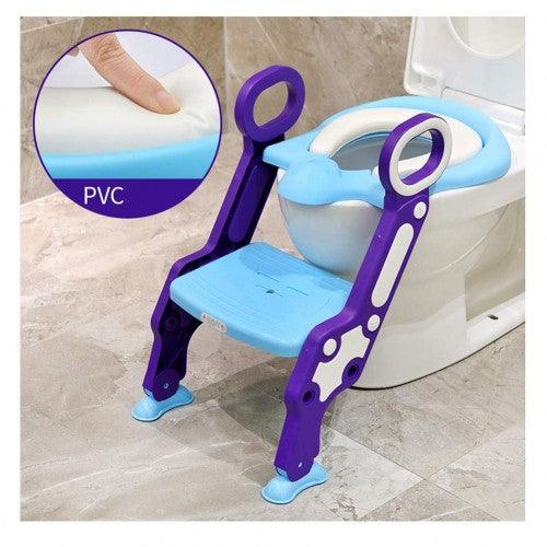 Toytexx Potty Toilet Seat Adjustable Baby Toddler Kid Toilet Trainer with Step Stool Ladder for Boys and Girls - Toytexx