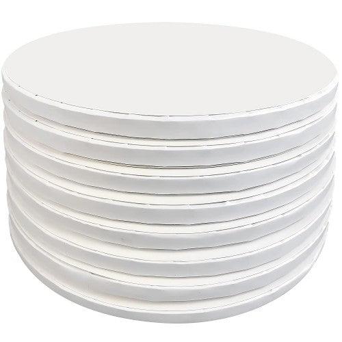 8-Pack 10 inch Round Cake Boards Cake Drums, 1/2