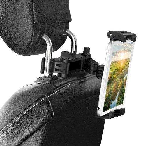 Car Headrest Mount, Angle Adjustable Universal Tablet Holder for Car Backseat, for 5