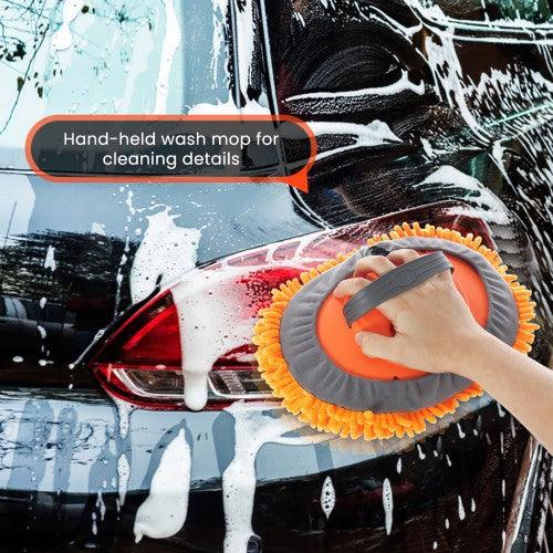 MATCC 62 inch 2-in-1 Removable Car Wash Mop with Long Handle for Car Cleaning - Toytexx