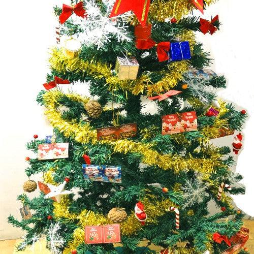 1.8M  Fully Decorated ECO-Christmas Tree w/ LED Lights and Stand - Toytexx