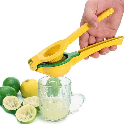2 in 1 Citrus Presser Handheld Lemon Lime Squeezer Juicer No Pulp, Seeds - Toytexx