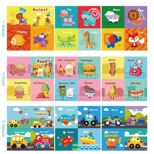 Children Soft Cloth Books Set with Rustling Sound, Skin-safe  for Newborns, Infants, Toddlers (Pack of 6) - Toytexx