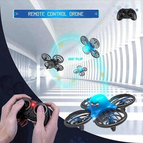 F111 Mini Drone with Gesture Sensing Control, 360° Flip, LED Light, Altitude Hold RC Quadcopter - Toytexx