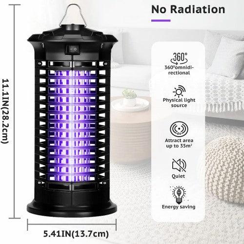 Electric Mosquito Killer Bug Zapper with Detachable Insect Collect Tray for Outdoor, Indoor, Home, Garden, Backyard, Patio, Camping - Toytexx