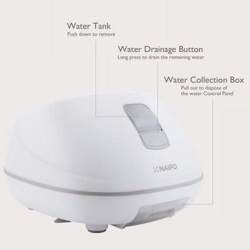 NAIPO Steam Foot Bath/Spa Massager Foot Sauna Tub with 3 Heating Levels - Toytexx