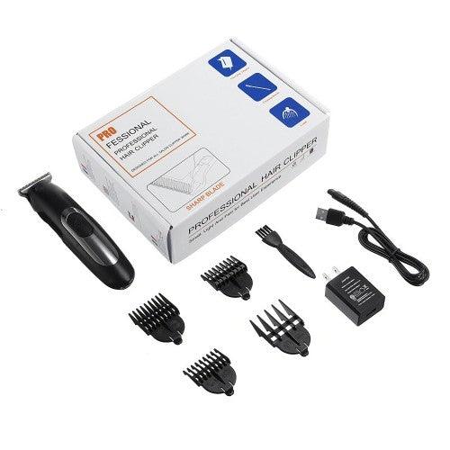 Men's Professional Hair Clipper with LCD Display , 4 Length Combs, Cordless Rechargeable Hair Trimmer - 618A - Toytexx