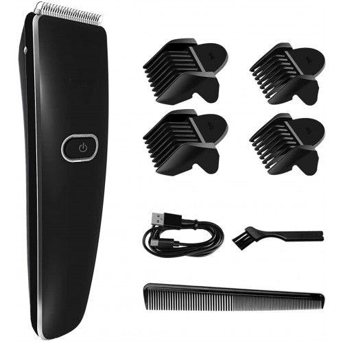 One-Button Cordless Hair Clipper Trimmer Kit with Stainless Steel Blades, 3/6/9/12mm Detachable Combs for Kids, Adults - Toytexx