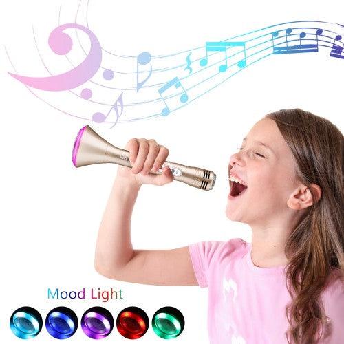 NASUM Wireless Karaoke Microphone for Kids, Bluetooth KTV Machine for 3-9 Years Old - Toytexx