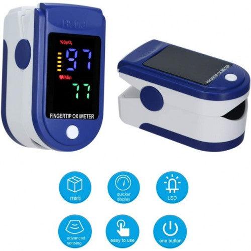 Fingertip Pulse Oximeter & Blood Oxygen Saturation Monitor Home Use - Toytexx