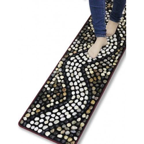 ToyTexx Natural Pebble Stone Massage Mat for Home Indoor Outdoor Healthcare Foot Massage - Toytexx