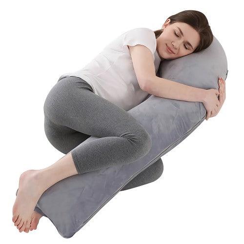 Pregnancy/Maternity Pillow for Pregnant Women with Washable Cover (Grey) - Toytexx