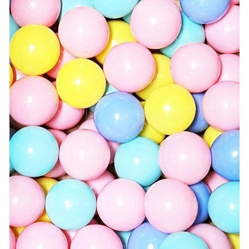 200 Piece Set of Safe and Colorful Plastic Playballs for Kids in Playpens, Ball Pits, Tents, and Baby Pools - Toytexx
