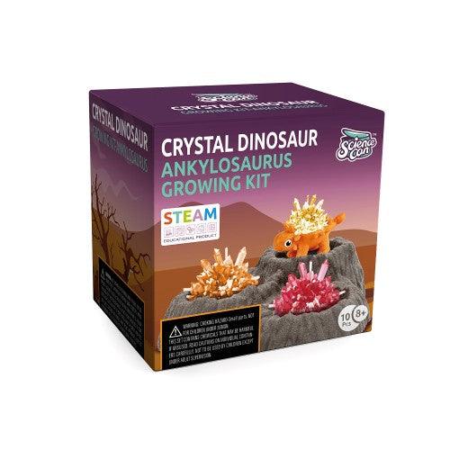 Science Can Crystal Growing Kit for Kids, Crystal Dinosaur Science Kits for Kids Ages 8+ - Toytexx