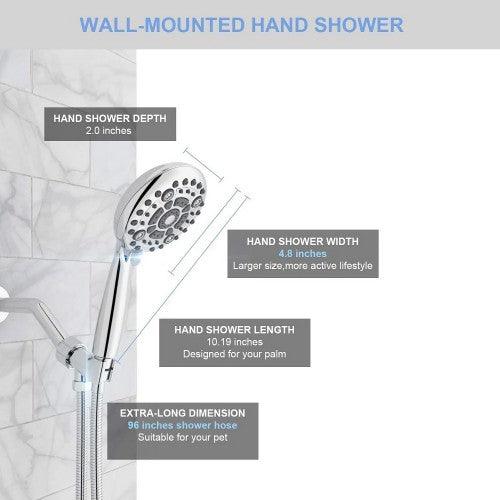 Shower Head, 6-Settings 4.8