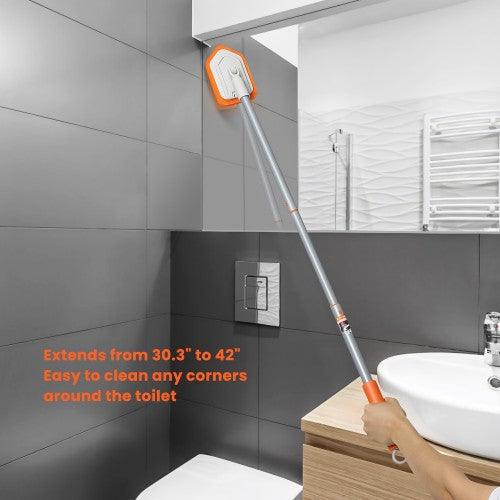MATCC 42'' Shower Cleaner Tub and Tile Scrubber with Extendable Long Handle for Bath Tub Shower - Toytexx