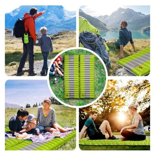 Lightweight Inflatable Sleeping Mat, Portable Compact Waterproof Pad for Camping, Hiking and Backpacking - 190 x 68 cm - Toytexx