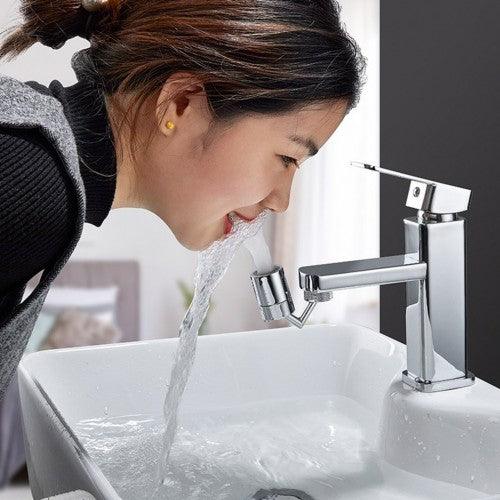 360 Degree Swivel Faucet Extender with Mesh Mouth Anti-Splash Head for Bathroom Kitchen - Toytexx