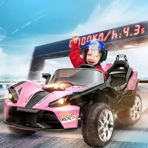 12V Two Seat Kids Ride on Racing Sport Slingshot Car - Toytexx