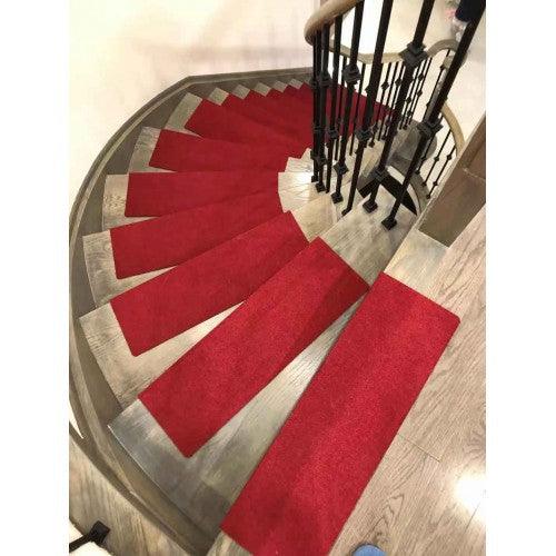Non-Slip Stair Tread Cover Skid Resistant Indoor Mat Carpet - Set of 15 - Toytexx