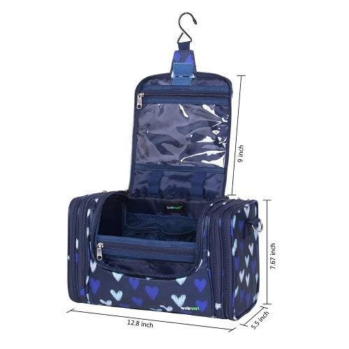 Toiletry Bag Travel Kit Makeup Organizer Large Compartment Multi Pockets for Business, Vacation, Household - Toytexx