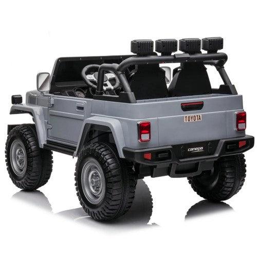 Toyota Two Seater Fj-40 Licensed Ride on Car ( Pink, Silver,Black) - Toytexx