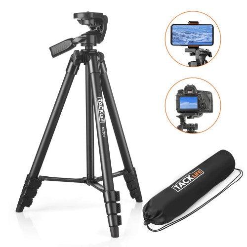TACKLIFE 55-Inch Lightweight Aluminum Tripod for Travel/Camera/Smartphone with Carry Bag - Toytexx
