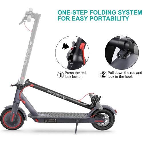Macwheel MX PRO Electric Scooter Max Speed 15.5MPH Max Range 20 Miles Foldable Dual Braking for Adults - Toytexx